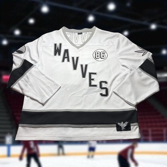 Wavves Band Nathan Williams Men’s Large Hockey Jersey Official Tour Merchandise - Picture 1 of 10